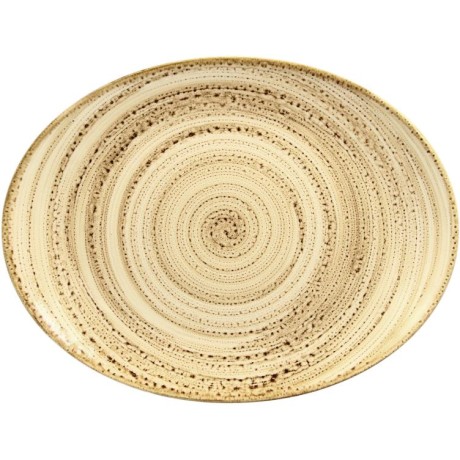 RAK Twirl talíř oválný 36 × 27 cm – beach | RAK-TWNNOP36BE
