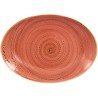 RAK Twirl talíř oválný 32 × 23 cm – coral | RAK-TWNNOP32CO