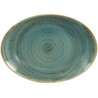 RAK Twirl talíř oválný 32 × 23 cm – lagoon | RAK-TWNNOP32LA