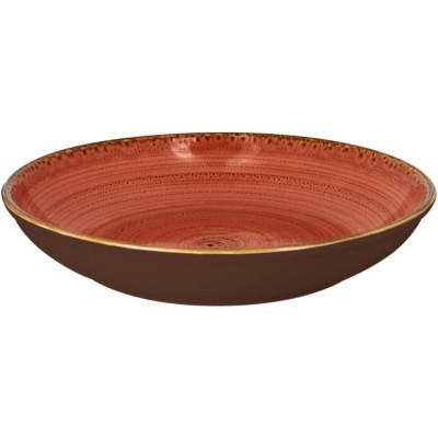 RAK Twirl talíř hluboký 36 cm – coral | RAK-TWBUBC36CO