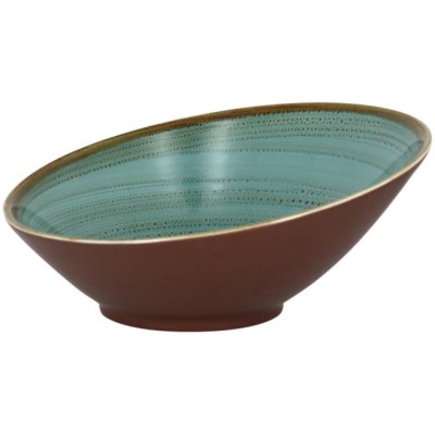 RAK Twirl miska zkosená 29 cm – lagoon | RAK-TWBUBA29LA