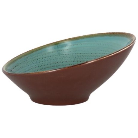 RAK Twirl miska zkosená 22 cm – lagoon | RAK-TWBUBA22LA