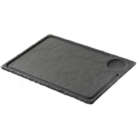 Revol Basalt talíř na steak 33 × 24 cm | REV-647781