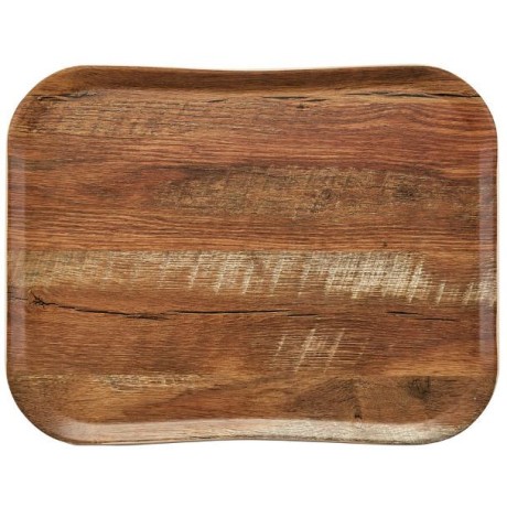 Wood podnos 35,5 × 45,7 cm, hnědý dub