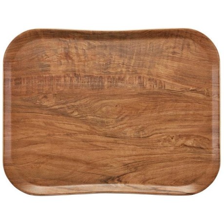 Wood podnos 35,5 × 45,7 cm, hnědá oliva