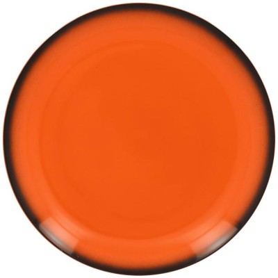 RAK Talíř mělký kulatý 27 cm, oranžová | RAK-LENNPR27OR