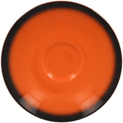 RAK Podšálek kulatý 13 cm, oranžová | RAK-LECLSA13OR