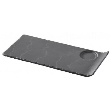Revol Basalt talíř gourmet s prolisem (Ø 5 cm) 29 × 13,4 cm | REV-643456