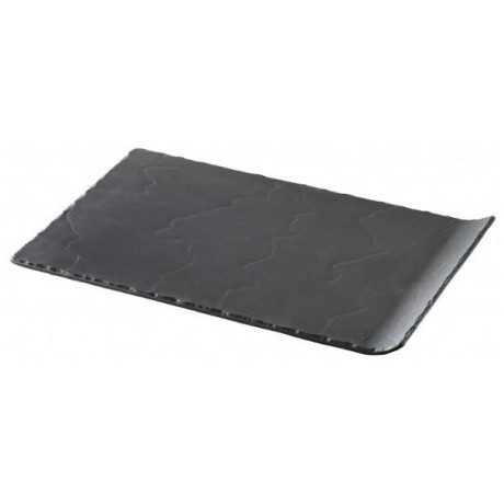 Revol Basalt talíř obdélný zahnutý 33,2 × 20 cm | REV-647783