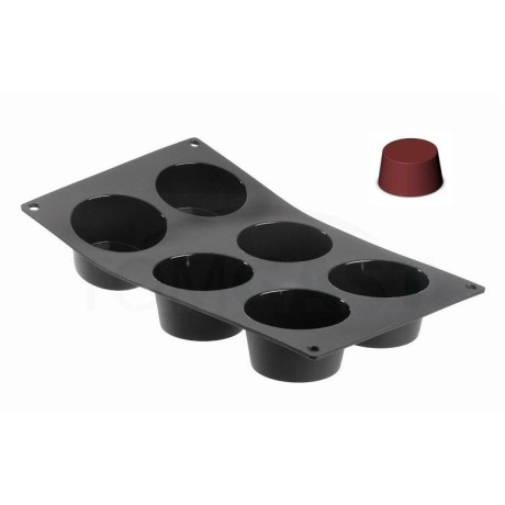 de Buyer Silikonová forma – mufinky 7,2 × 3 cm | D-1962-01