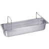 Gastronádoba se sklápěcími úchyty GN 2/4 100 mm