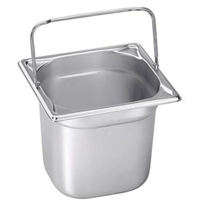 Gastronádoba se sklápěcími úchyty GN 1/6 100 mm
