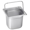 Gastronádoba se sklápěcími úchyty GN 1/6 100 mm