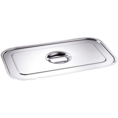 Víko s výřezem na naběračku na gastronádoby se sklápěcími úchyty GN 1/1