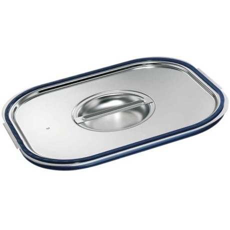 Víko se silikonovým těsněním na gastronádoby se sklápěcími úchyty GN 1/2
