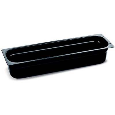 Gastronádoba GN 2/4 100 mm - černá