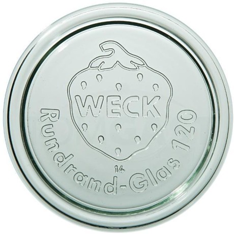 Víčko skleněné Weck 120 mm, 6 ks