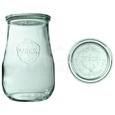 Sklenice WECK Tulip 1750 ml s víčkem 4 ks