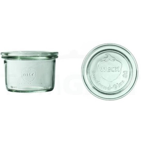 Sklenice WECK Sturz 200 ml s víčkem 12 ks