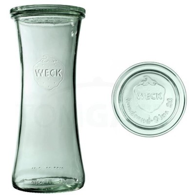 Sklenice WECK Delikates 700 ml s víčkem 6 ks