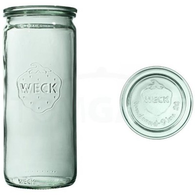 Sklenice WECK Cylindric 1040 ml s víčkem 6 ks
