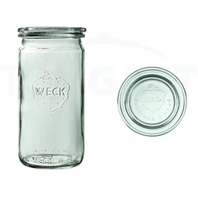 Sklenice WECK Cylindric 340 ml s víčkem 6 ks