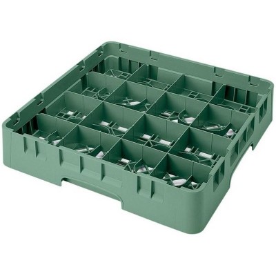 Koš Camrack 16 pozic, výška sklenice 30 cm - Zelená