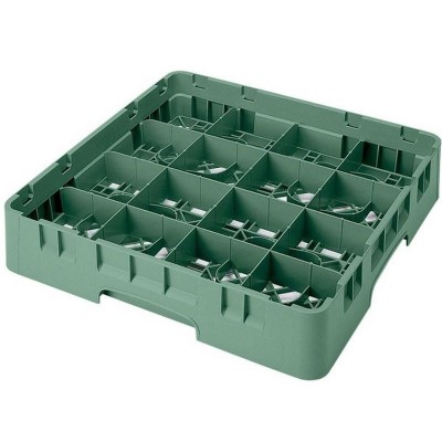Koš Camrack 16 pozic, výška sklenice 21,6 cm - Zelená