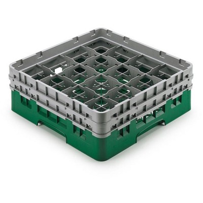 Koš Camrack 16 pozic, výška sklenice 25,8 cm - Zelená