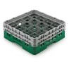Koš Camrack 16 pozic, výška sklenice 25,8 cm - Zelená