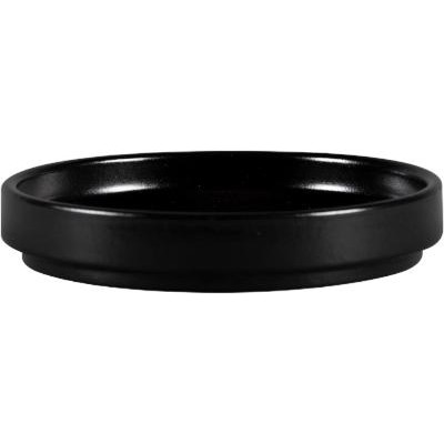 RAK Nordic talíř mělký bez okraje pr. 12 cm, černý | RAK-NOLD12BKM