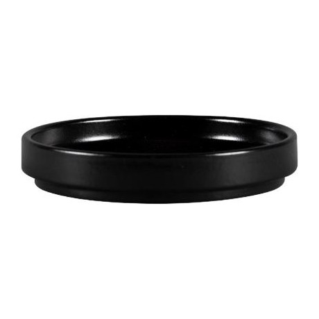 RAK Nordic talíř mělký bez okraje pr. 12 cm, černý | RAK-NOLD12BKM