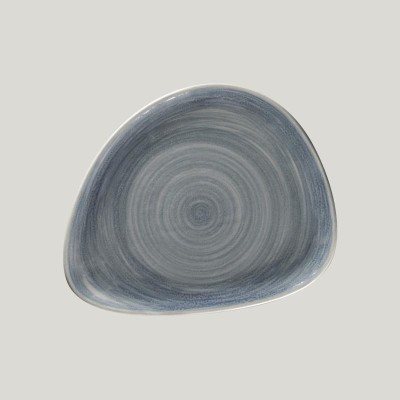 RAK Spot talíř mělký 24 × 19,5 cm, šedomodrý | RAK-SJDFLFP24