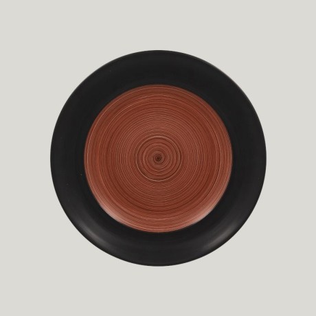 RAK Trinidad talíř mělký pr. 24 cm, hnědý | RAK-TRCLFP24BW