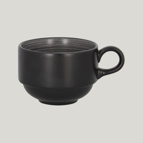 RAK Trinidad šálek stohovatelný 230 ml, šedý | RAK-TRCLSC23BG