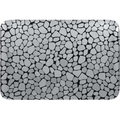 RAK Cobbles talíř obdélníkový 33 × 22 cm, stříbrný | RAK-CBAURPW33