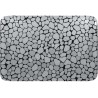 RAK Cobbles talíř obdélníkový 33 × 22 cm, stříbrný | RAK-CBAURPW33