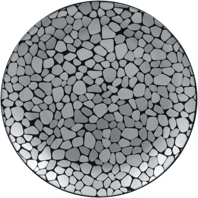 RAK Cobbles talíř mělký pr. 31 cm, stříbrný | RAK-CBNNPR31