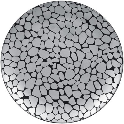 RAK Cobbles talíř mělký pr. 28 cm, stříbrný | RAK-CBNNPR28