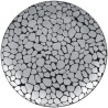 RAK Cobbles talíř mělký pr. 27 cm, stříbrný | RAK-CBNNPR27