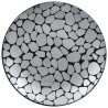 RAK Cobbles talíř mělký pr. 18 cm, stříbrný | RAK-CBNNPR18