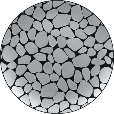 RAK Cobbles talíř mělký pr. 15 cm, stříbrný | RAK-CBNNPR15
