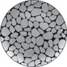 RAK Cobbles talíř mělký pr. 15 cm, stříbrný | RAK-CBNNPR15