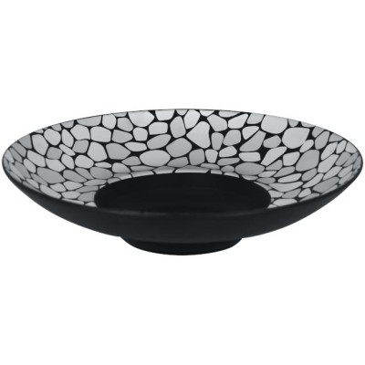 RAK Cobbles talíř hluboký gourmet pr. 29 cm, stříbrný | RAK-CBFDGD29