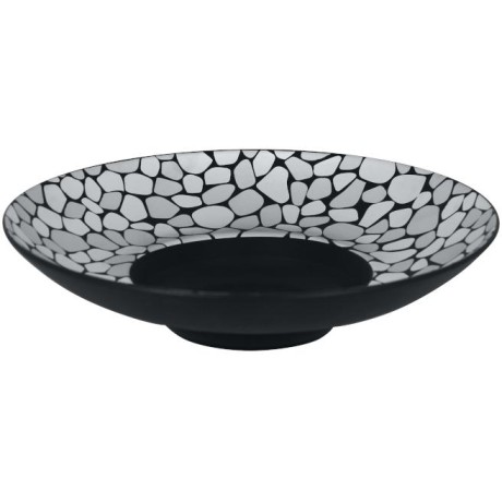 RAK Cobbles talíř hluboký gourmet pr. 29 cm, stříbrný | RAK-CBFDGD29
