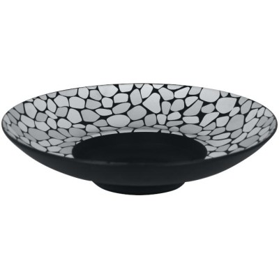RAK Cobbles talíř hluboký gourmet pr. 26 cm, stříbrný | RAK-CBFDGD26