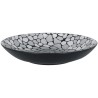 RAK Cobbles talíř hluboký pr. 26 cm, stříbrný | RAK-CBBUBC26