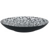 RAK Cobbles talíř hluboký pr. 23 cm, stříbrný | RAK-CBNNDP23