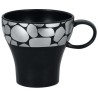 RAK Cobbles šálek na kávu 20 cl, stříbrný | RAK-CBMOCU20