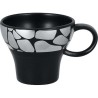 RAK Cobbles šálek na espresso 9 cl, stříbrný | RAK-CBMOCU09